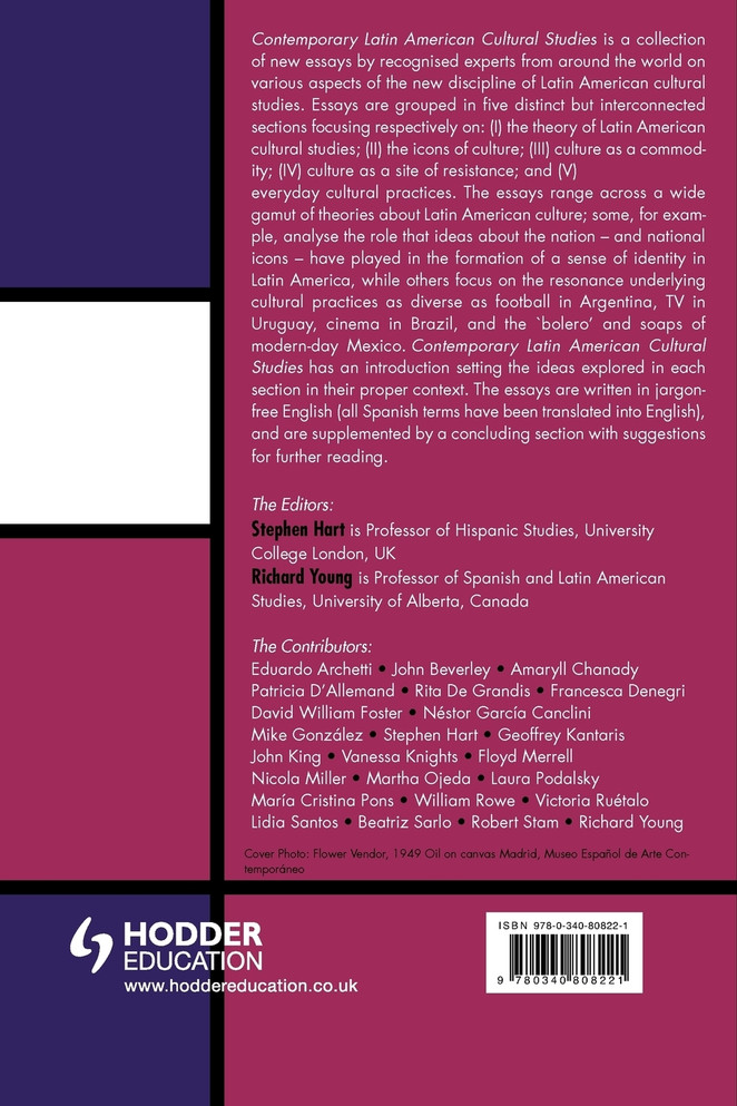 Contemporary Latin American Cultural Studies