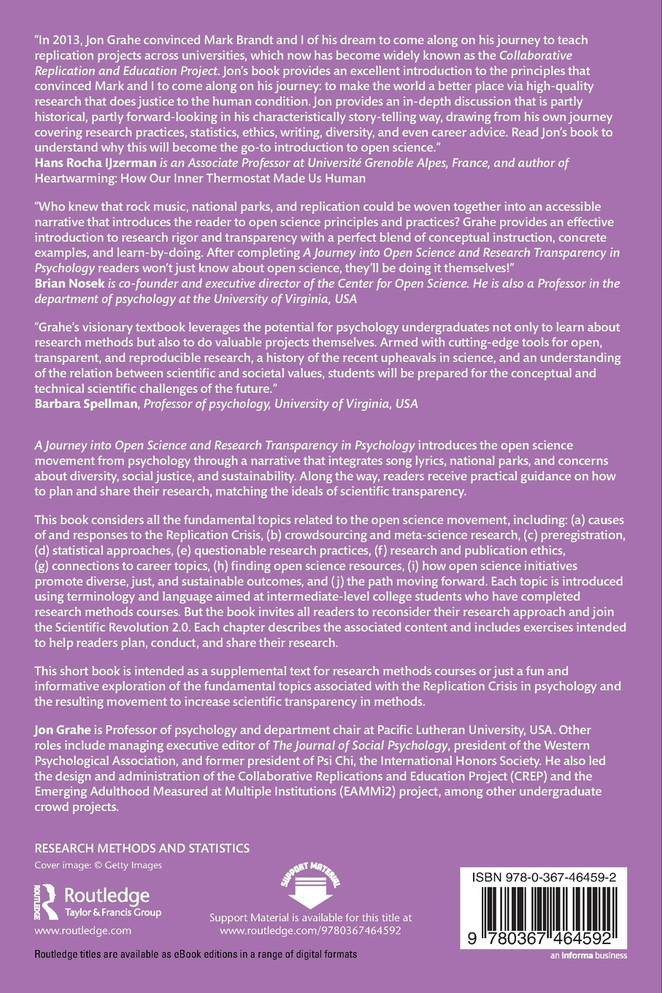 A Journey into Open Science and Research Transparency in Psychology