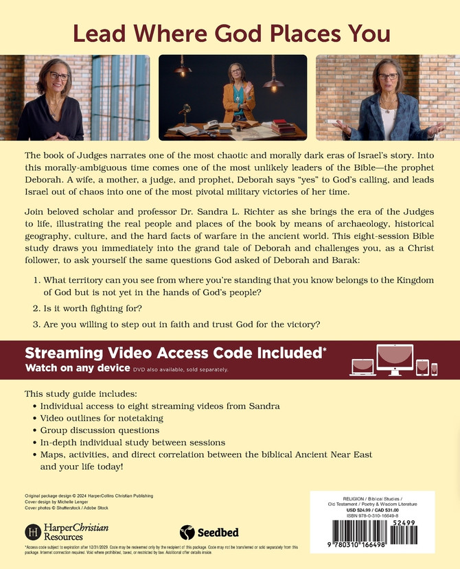 Deborah Bible Study Guide plus Streaming Video | Softcover