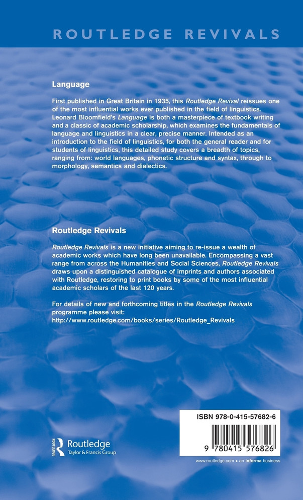 Language (Routledge Revivals)