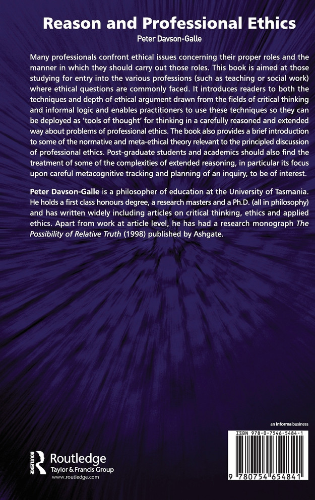 Reason and Professional Ethics