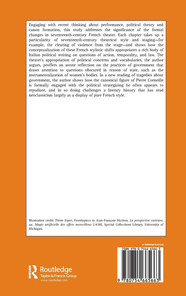The Style of the State in French Theater, 1630-1660