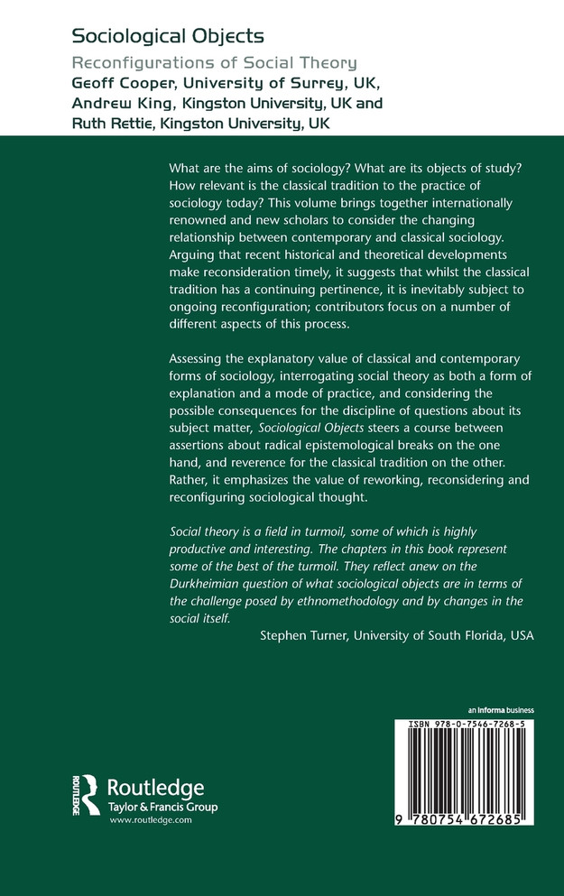 Sociological Objects