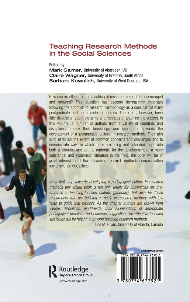 Teaching Research Methods in the Social Sciences