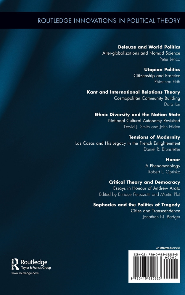 Sophocles and the Politics of Tragedy