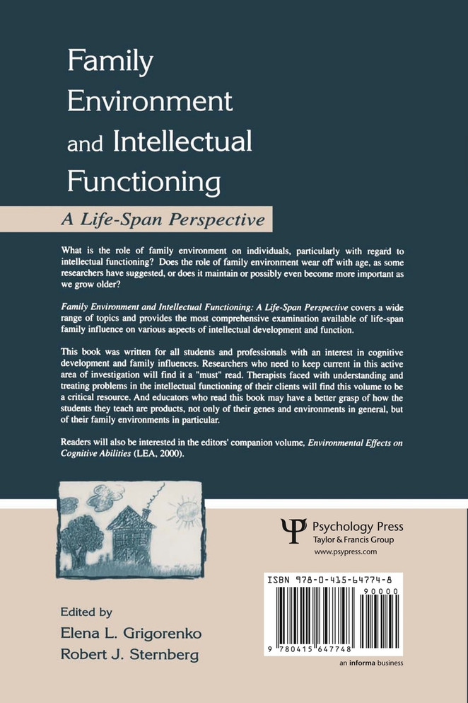 Family Environment and Intellectual Functioning