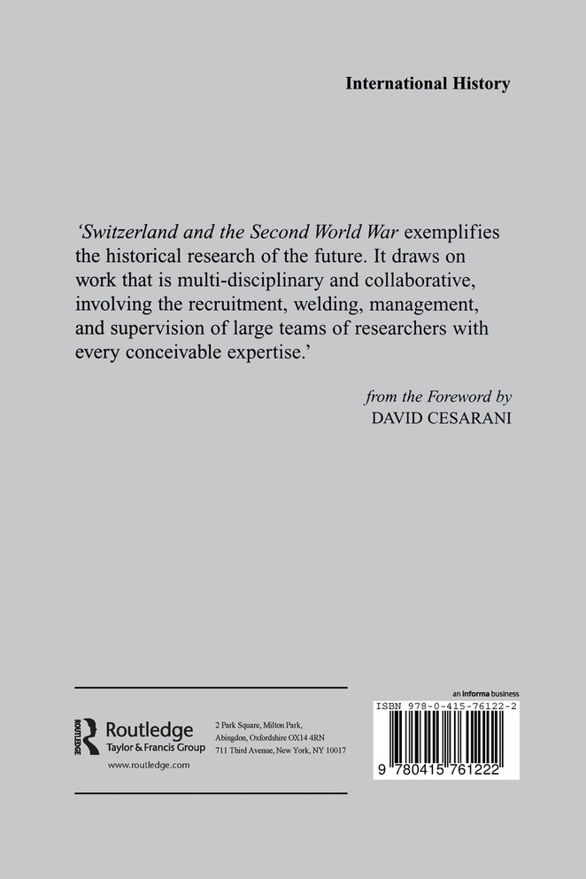 Switzerland and the Second World War