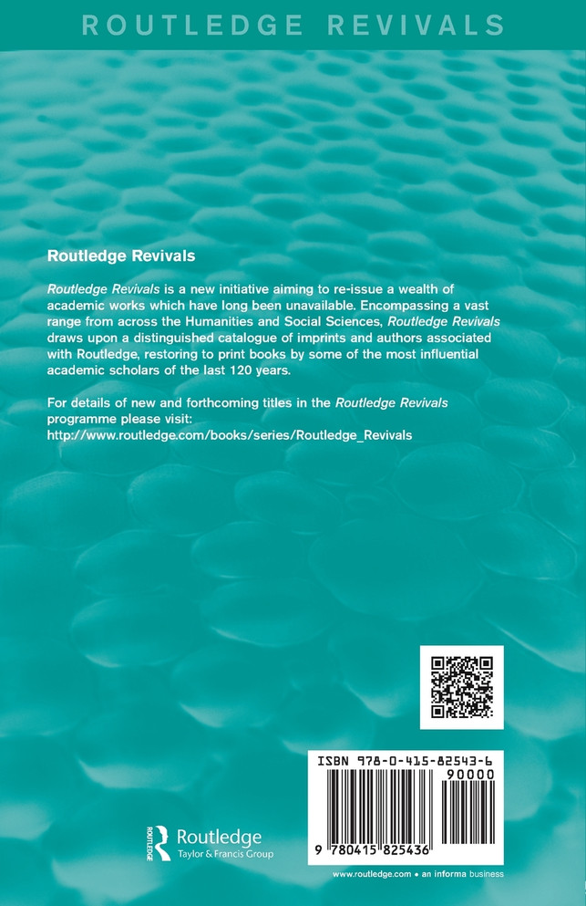 The Physiology of Industry (Routledge Revivals)
