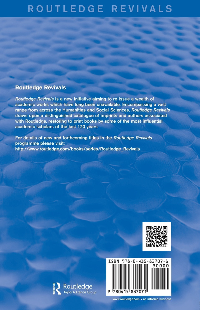 A Widening Sphere (Routledge Revivals)