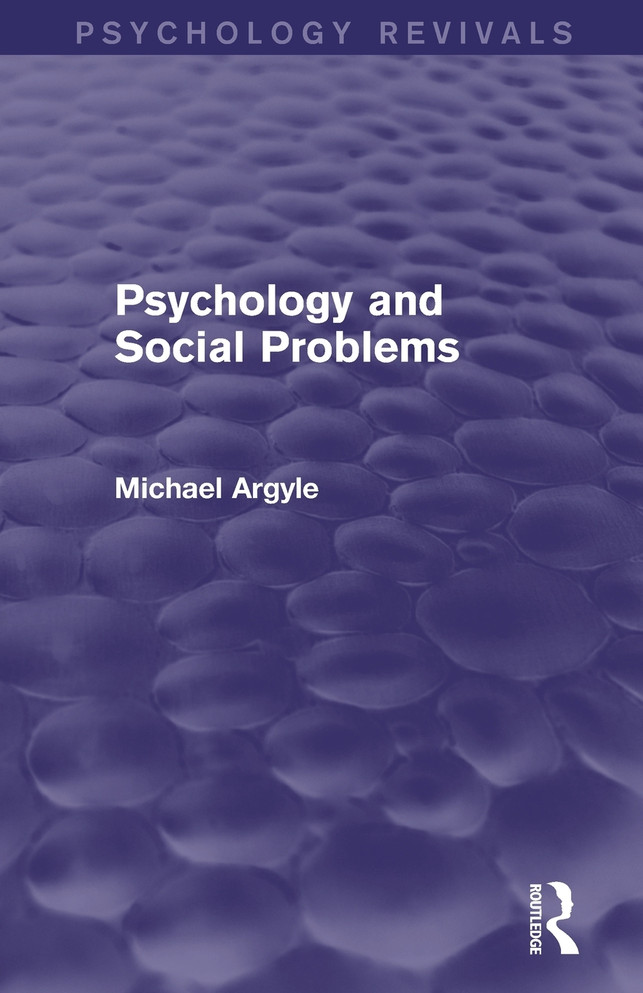 Psychology and Social Problems (Psychology Revivals)