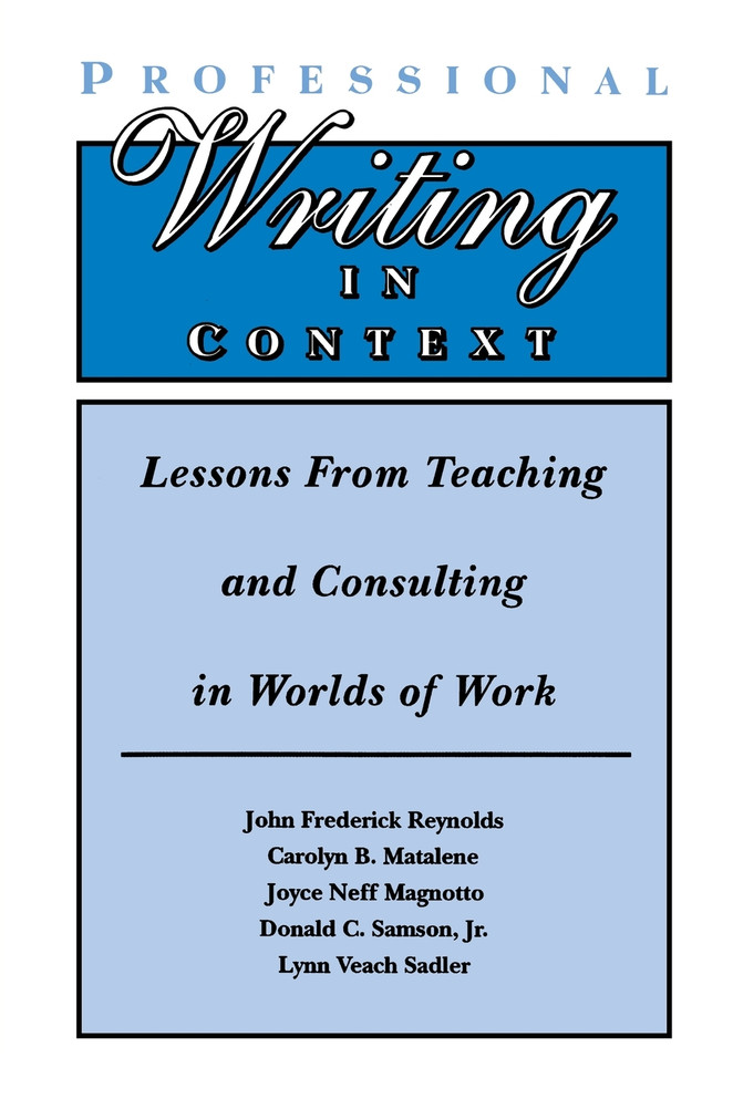 Professional Writing in Context