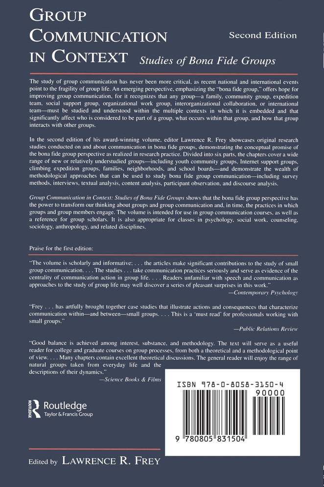 Group Communication in Context