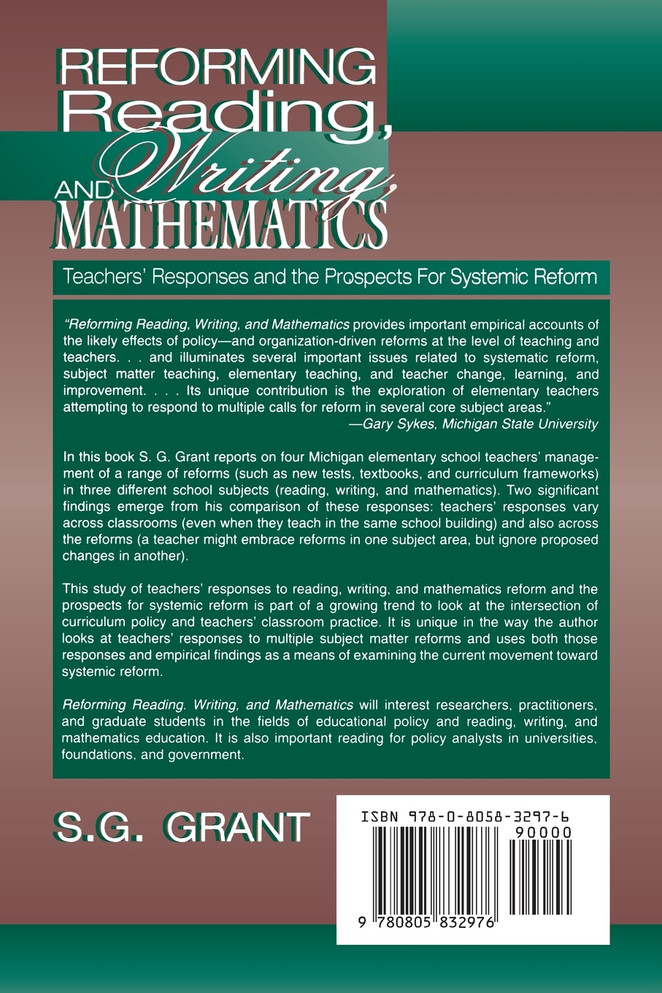 Reforming Reading, Writing, and Mathematics