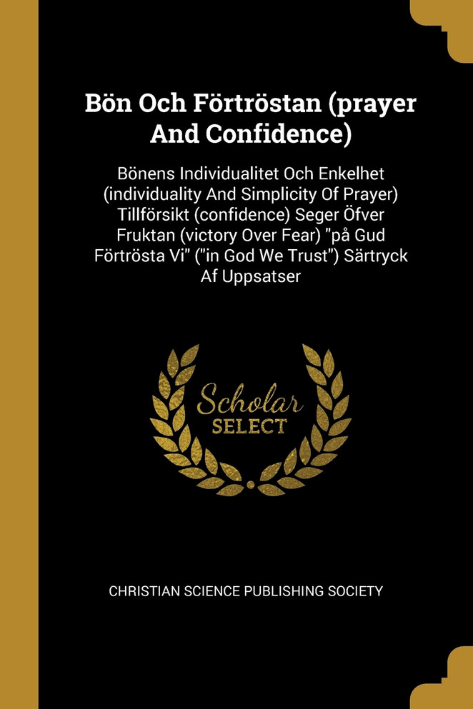 Bön Och Förtröstan (prayer And Confidence)