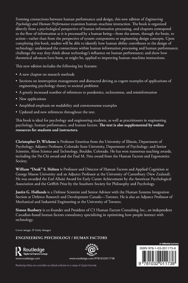 Engineering Psychology and Human Performance