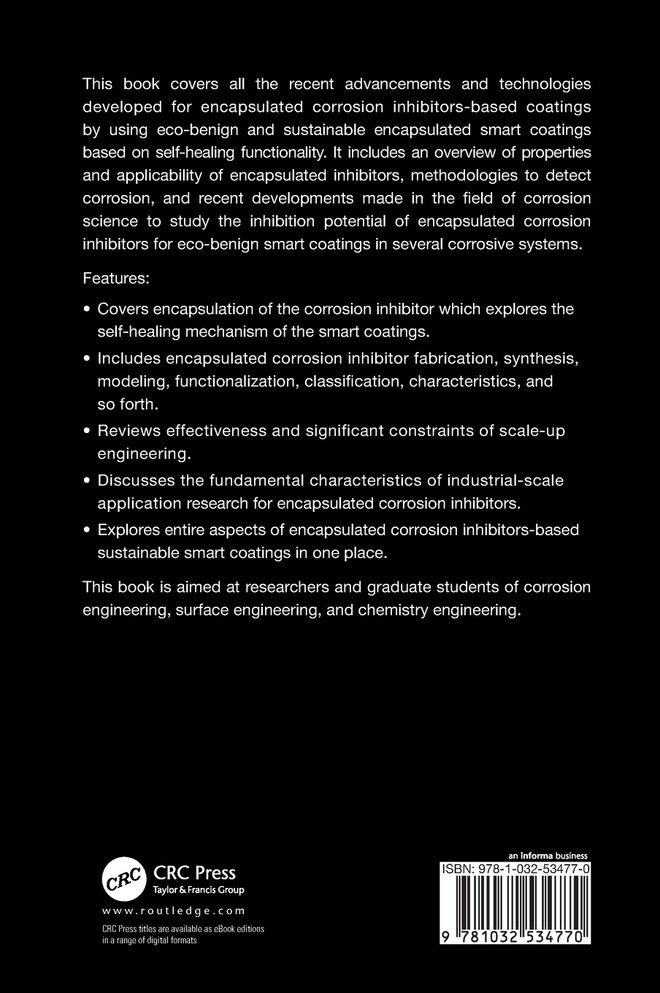 Encapsulated Corrosion Inhibitors for Eco-Benign Smart Coatings