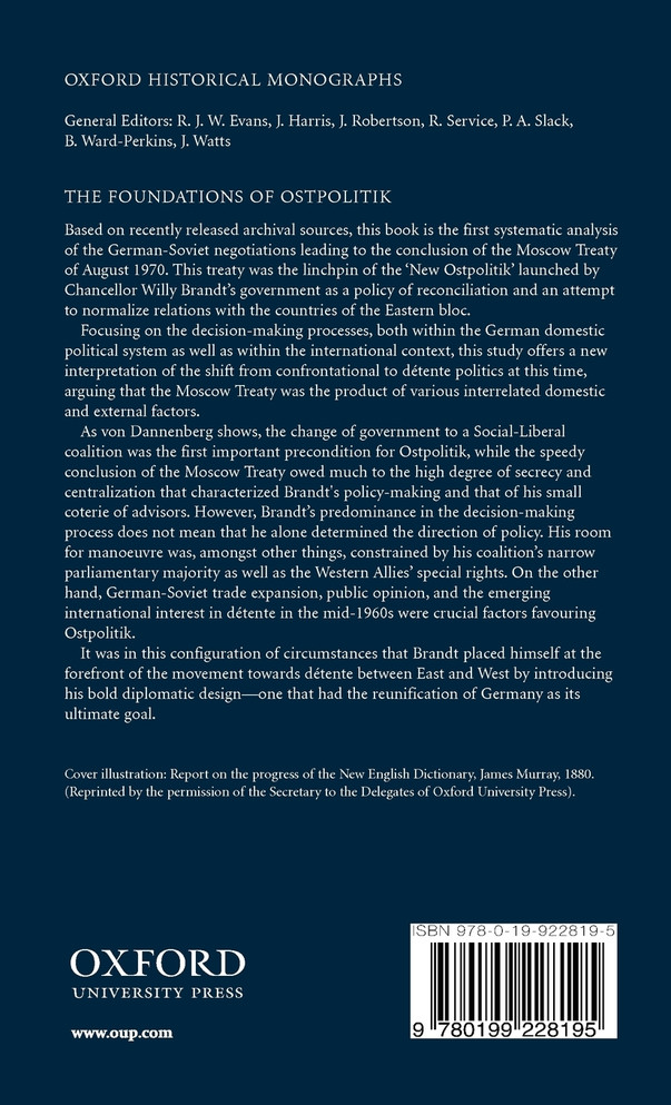 The Foundations of Ostpolitik