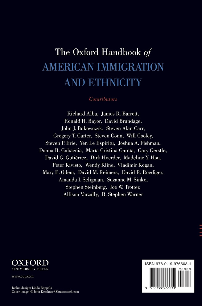 Oxford Handbook of American Immigration and Ethnicity