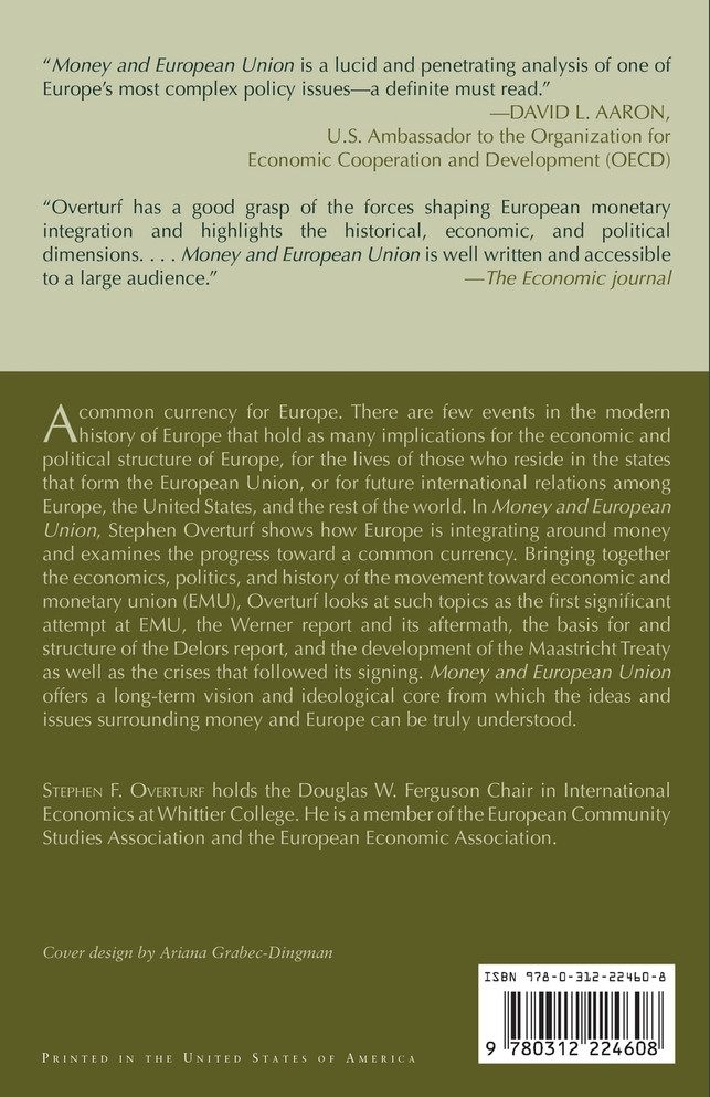 Money and European Union