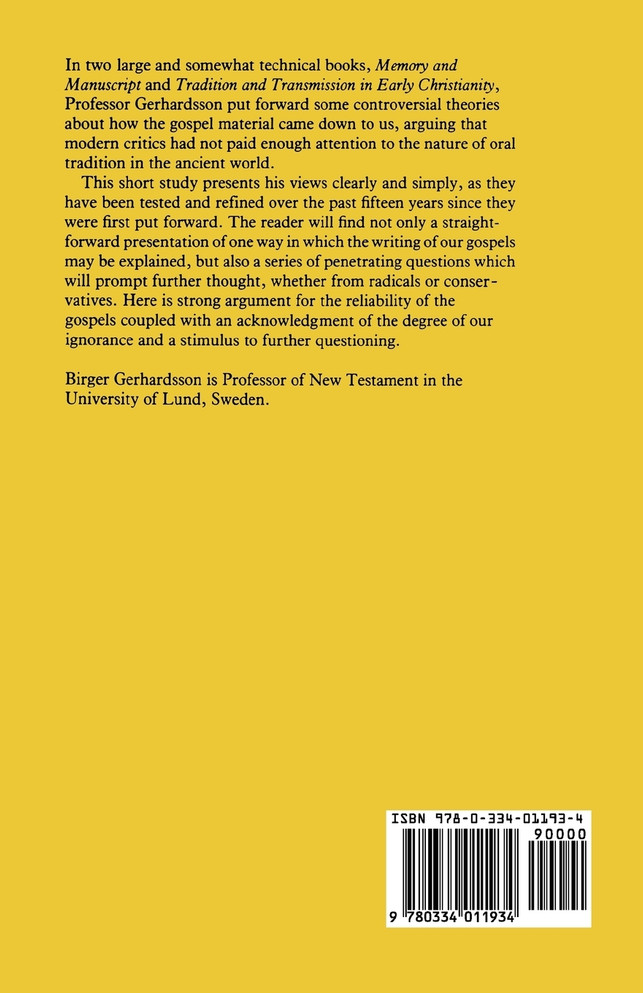 The Origins of the Gospel Traditions
