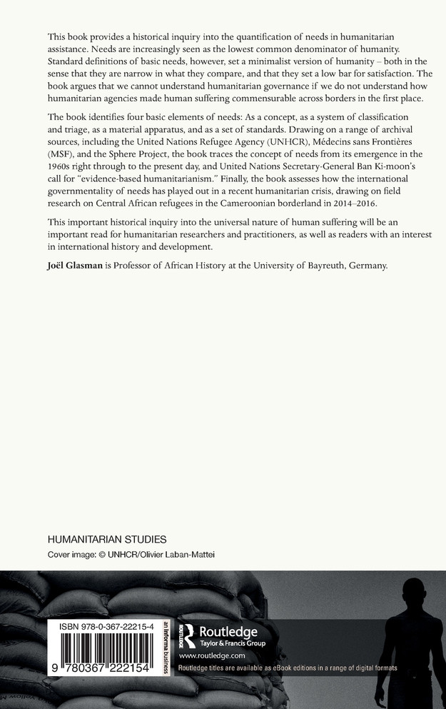 Humanitarianism and the Quantification of Human Needs