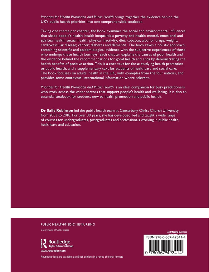 Priorities for Health Promotion and Public Health