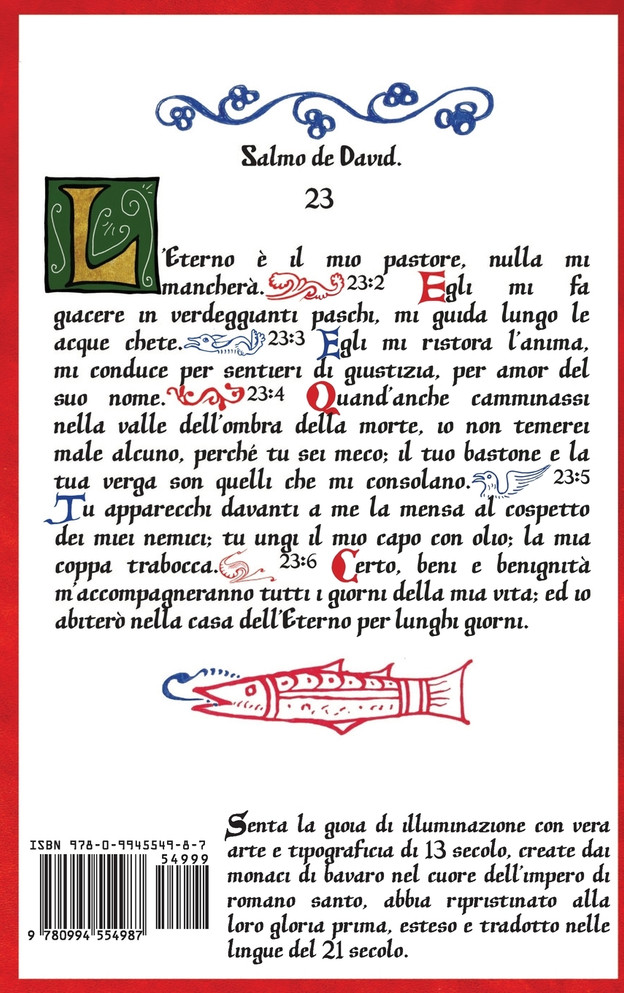 Libro Medievale Di Salmi