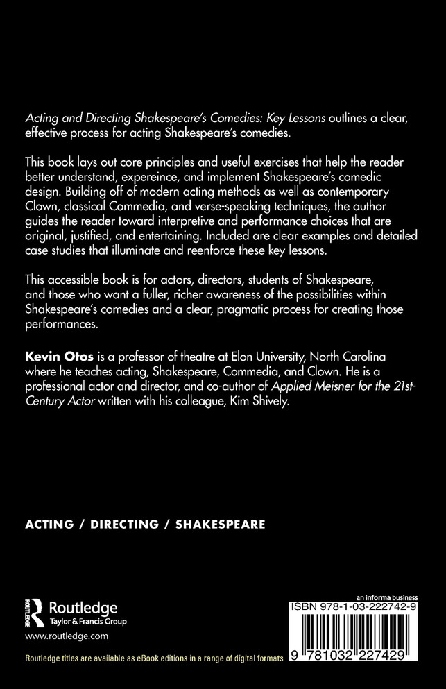 Acting and Directing Shakespeare's Comedies