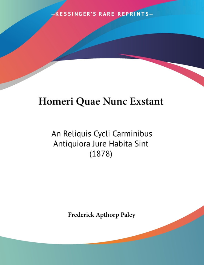 Homeri Quae Nunc Exstant