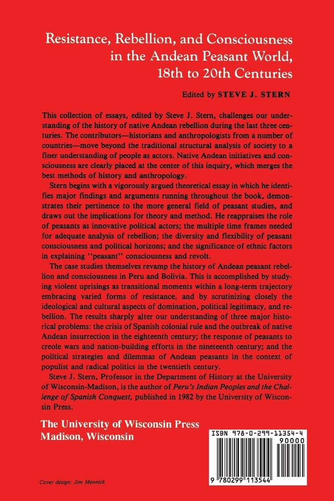 Resistance, Rebellion Andean World