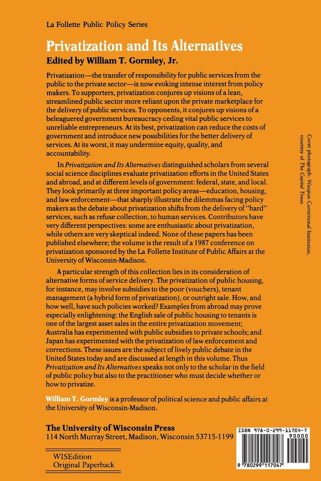 Privatization and Its Alternatives