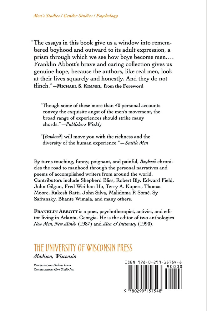 Boyhood, Growing Up Male a Multicultural Anthology (Revised)