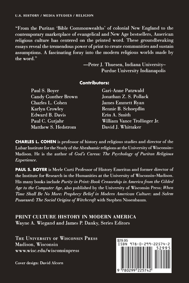 Religion and the Culture of Print in Modern America