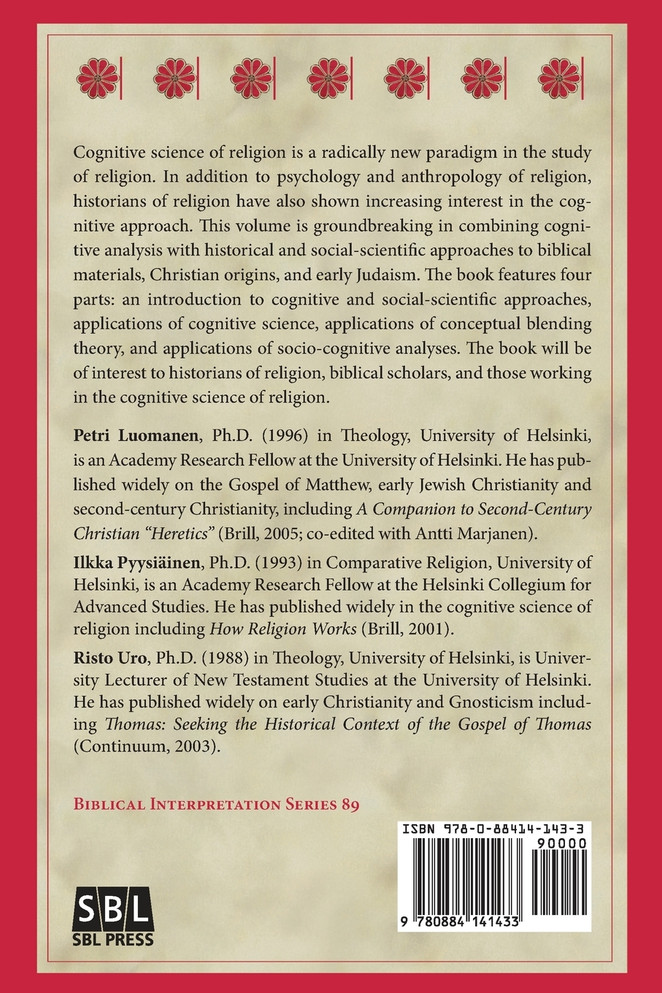 Explaining Christian Origins and Early Judaism
