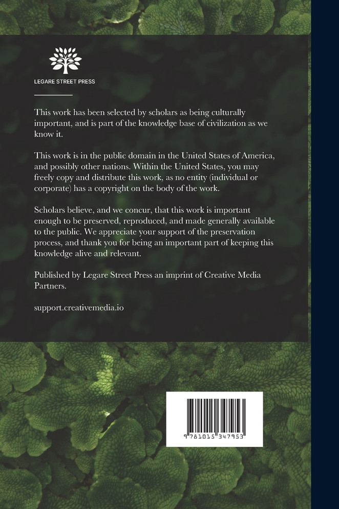 Elements of Water Bacteriology, With Special Reference to Sanitary Water Analysis, [electronic Resource]