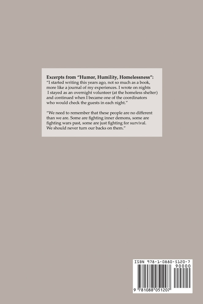 Humor, Humility, Homelessness