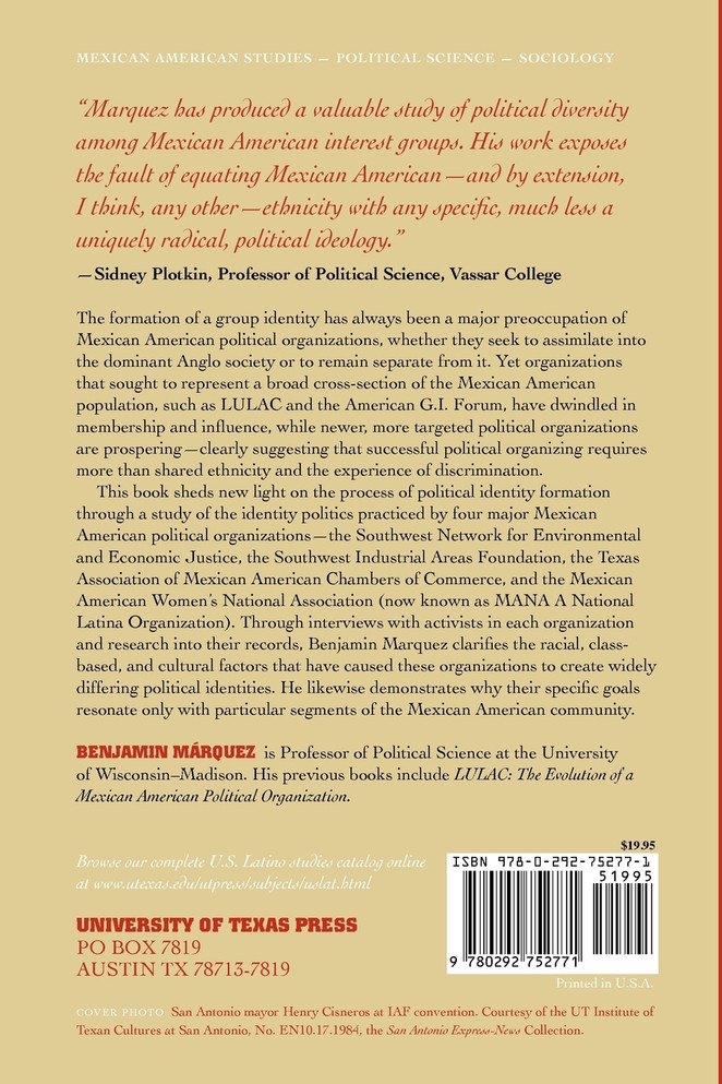 Constructing Identities in Mexican-American Political Organizations