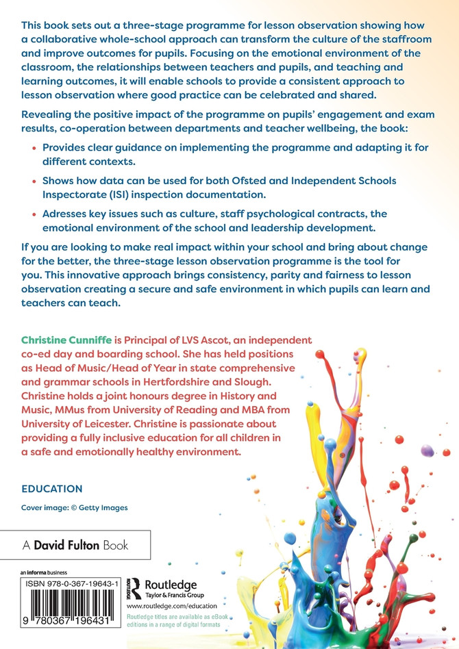 Transforming School Culture through Lesson Observation