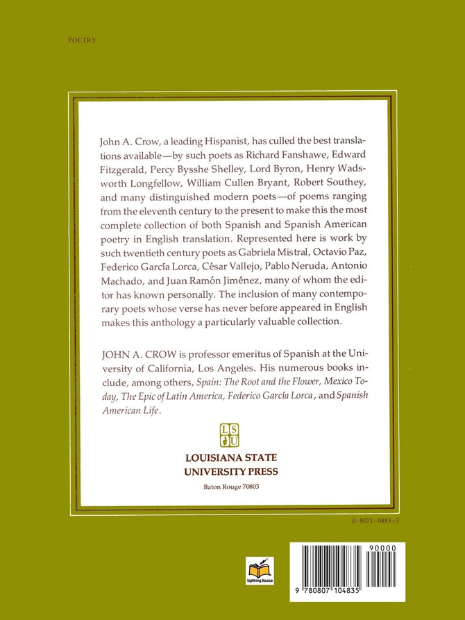 An Anthology of Spanish Poetry