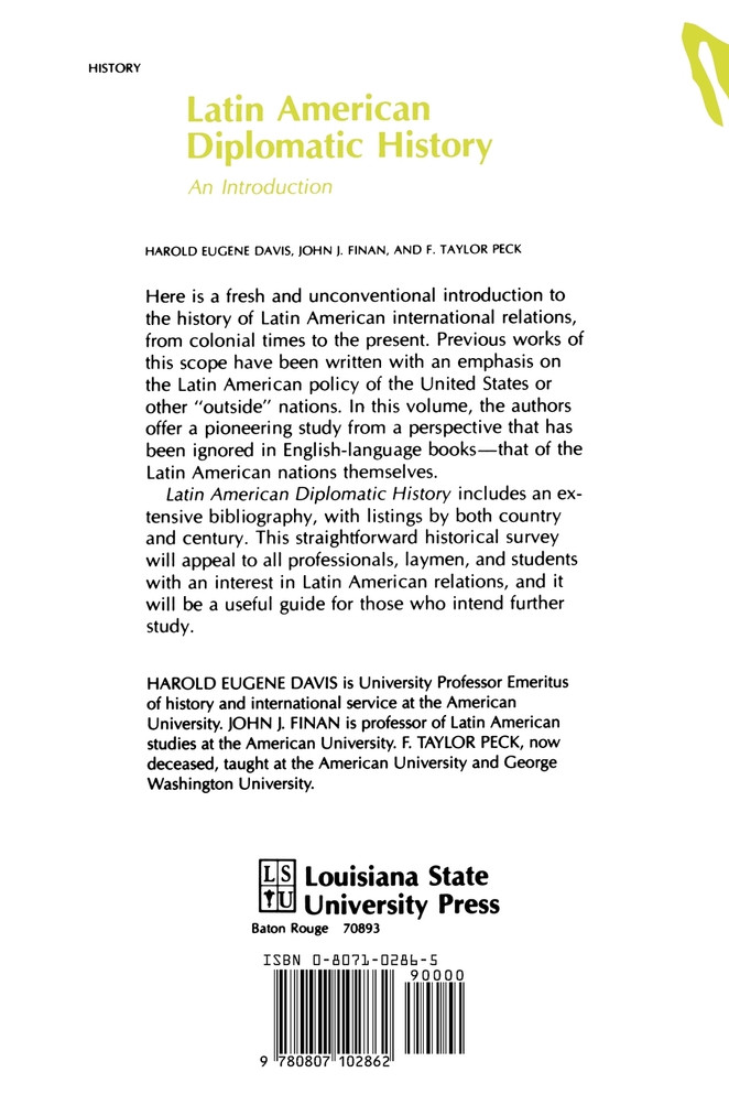 Latin American Diplomatic History