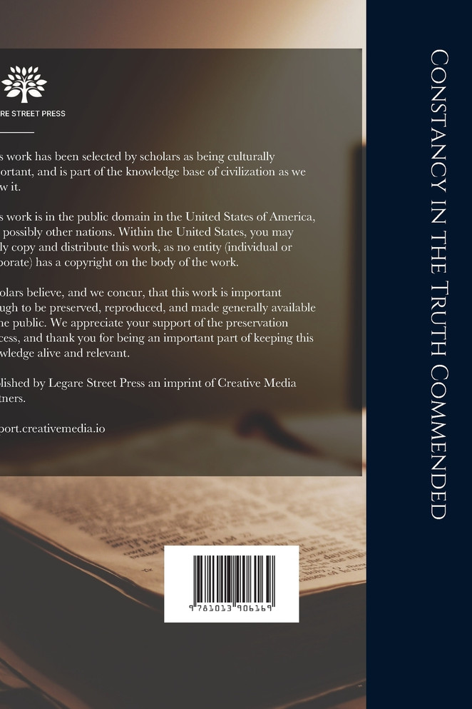 Constancy in the Truth Commended