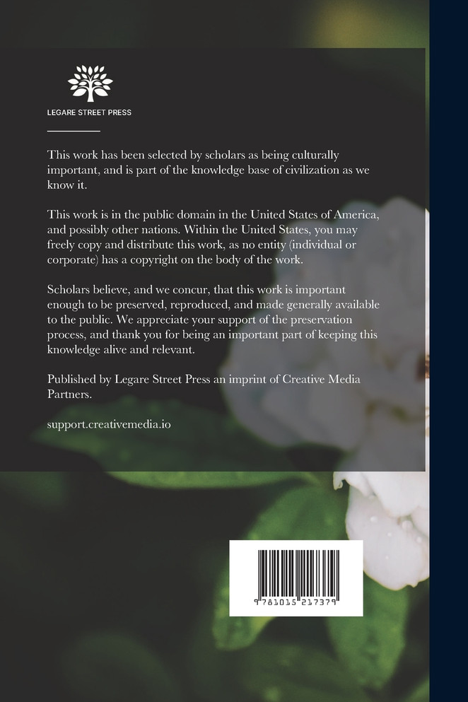 Contributions From the Botanical Laboratory, Vol. 1; 1
