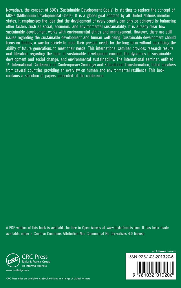 Development, Social Change and Environmental Sustainability