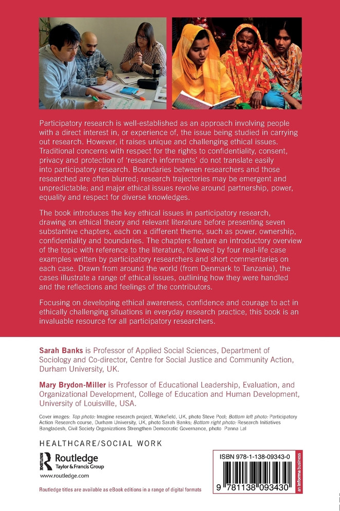 Ethics in Participatory Research for Health and Social Well-Being