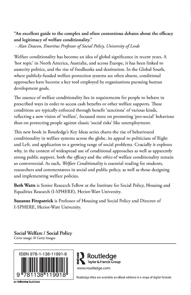 Welfare Conditionality