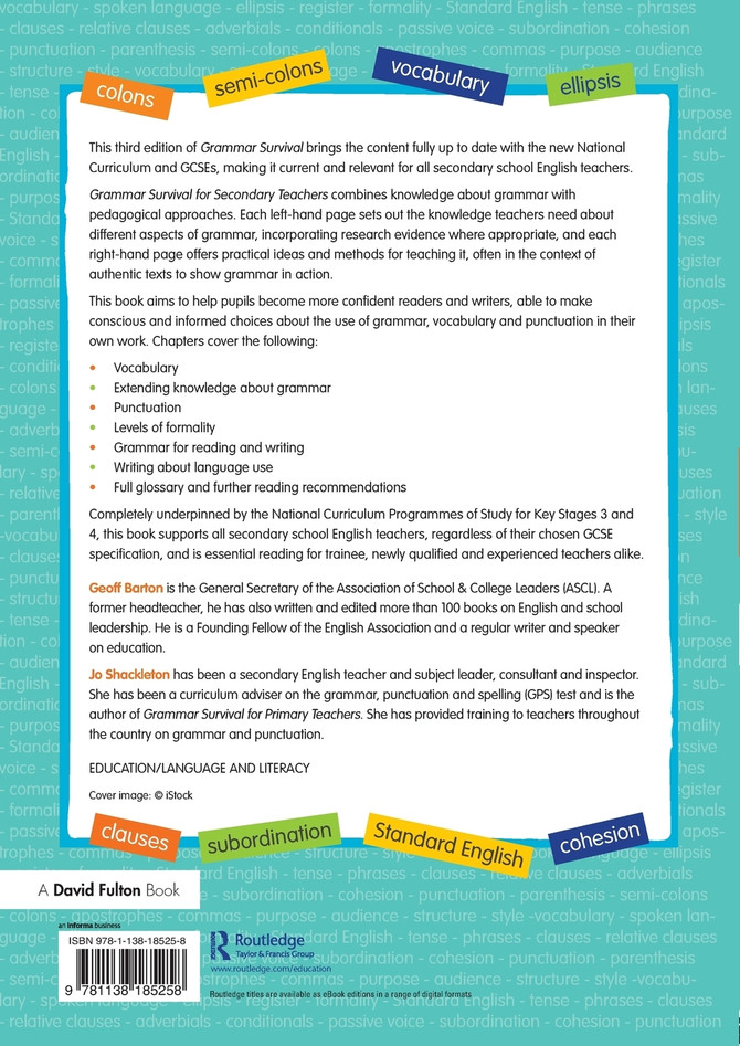 Grammar Survival for Secondary Teachers