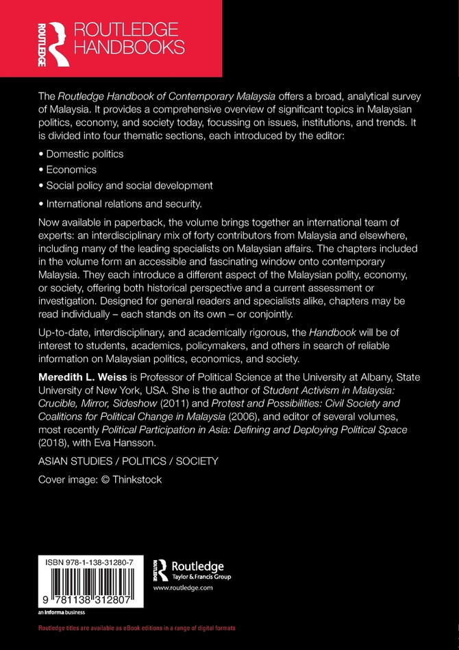 Routledge Handbook of Contemporary Malaysia