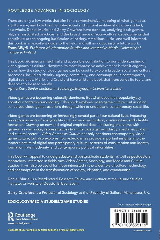 Video Games as Culture