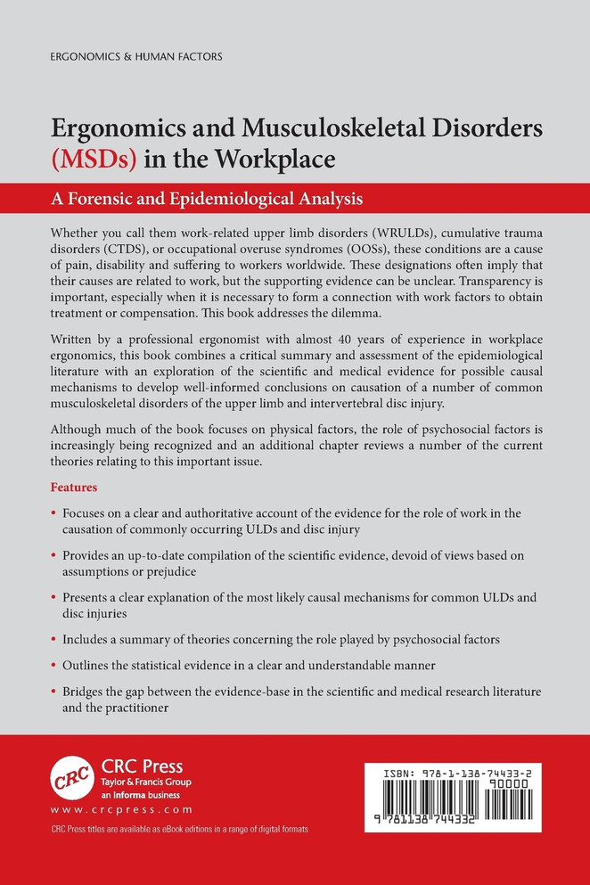 Ergonomics and Musculoskeletal Disorders (MSDs) in the Workplace