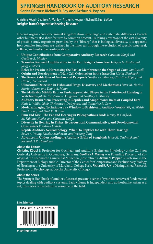 Insights from Comparative Hearing Research